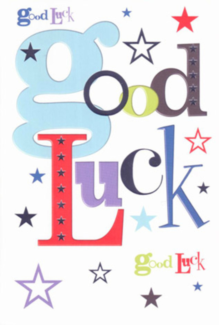This vibrant good luck card resonates with the kind of joyful energy you might find at a celebration along New Malden's bustling high street. Each letter in 'Good Luck' emerges with a distinct personality-a generous pastel blue, a refined midnight black, and an exuberant splash of red-interwoven with a constellation of brightly coloured stars. The wide expanse of white gives every detail space to shine, creating a harmonious composition that feels modern yet warmly familiar. The arrangement conjures the encouraging applause and laughter exchanged at local events or family parties down Clarence Avenue. As you run your hand across the smooth, premium cardstock, the card's tactile quality mirrors the care put into crafting a bespoke bouquet at Flowers New Malden. This isn't just a good luck card-it's a symbol of new adventures, supportive friendship, and enduring belief. The spirited design is an offering for anyone about to take a leap, be it starting at a new school or embracing a chance to shine at the local theatre, carrying with it the community pride and optimism that defines New Malden.